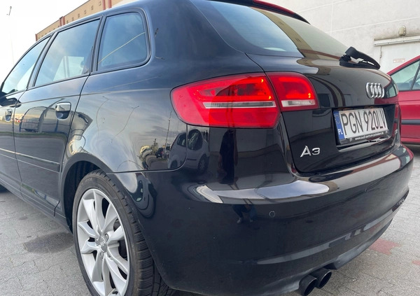 Audi A3 cena 27900 przebieg: 128000, rok produkcji 2010 z Gniezno małe 436